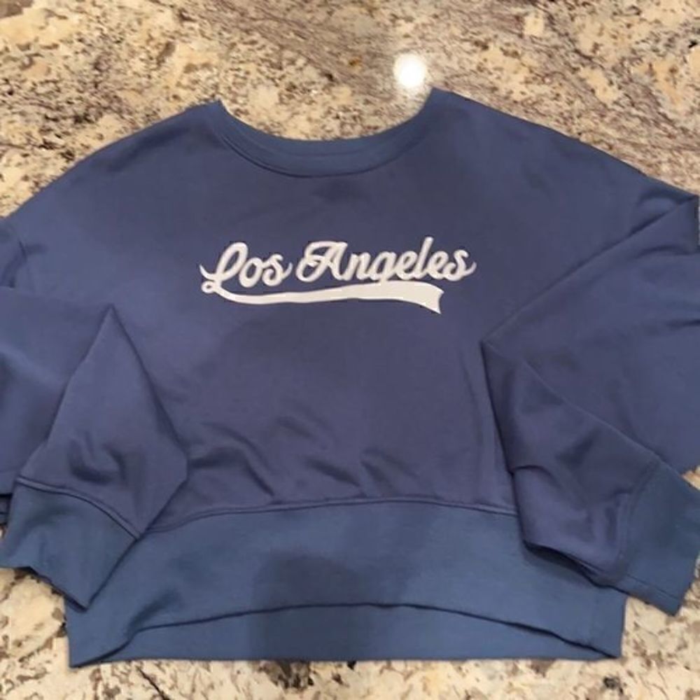 -‎ Cropped novelty sweatshirt